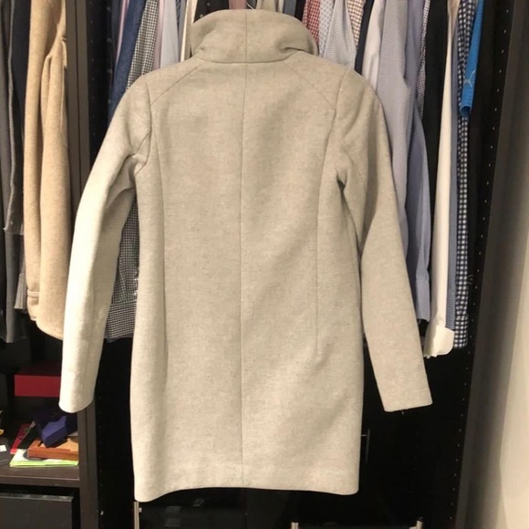 Aritzia Wilfred cocoon wool coat heather white size XXS - Picture 3 of 3